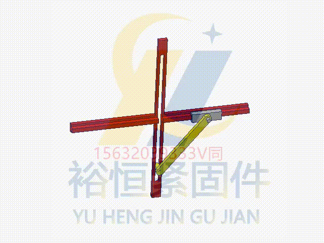 圖034 變化了十字導(dǎo)軌的雙轉(zhuǎn)塊機(jī)構(gòu).gif